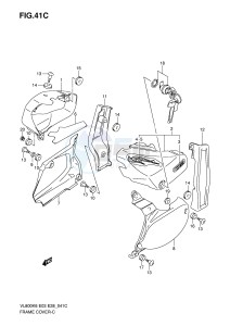 VL800 (E3-E28) VOLUSIA drawing FRAME COVER (VL800CK7)