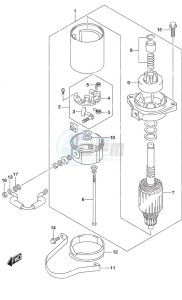 DF 30A drawing Starting Motor Non-Remote Control