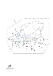 YFZ450R YFZ45YSSH YFZ450R SPECIAL EDITION (BW24) drawing SEAT