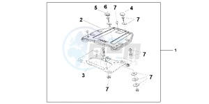 CBF1000FAC drawing TOP BOX BRACKET