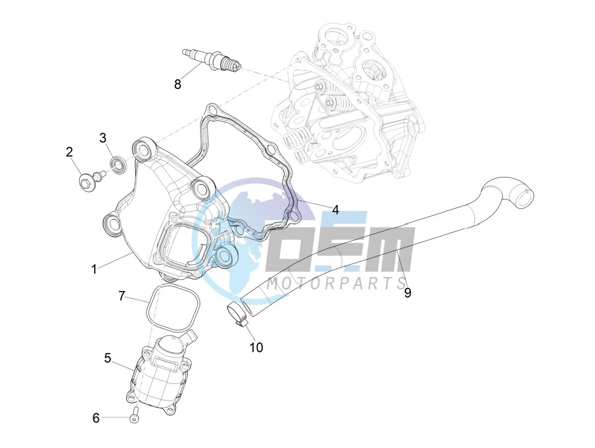 Cylinder head cover