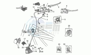 Strada 750 drawing Front master cilinder