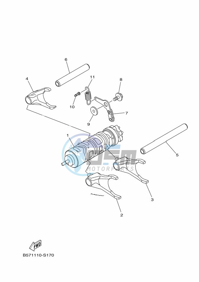 SHIFT CAM & FORK