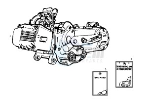 ATLANTIS 50 cc-100 cc 4T - 50 cc drawing ENGINE