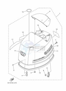 FT50GETL drawing TOP-COWLING