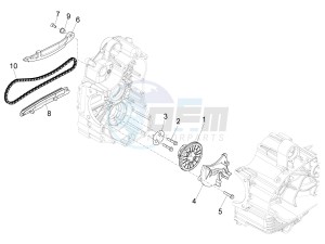 Beverly 500 Cruiser e3 2007-2012 drawing Oil pump