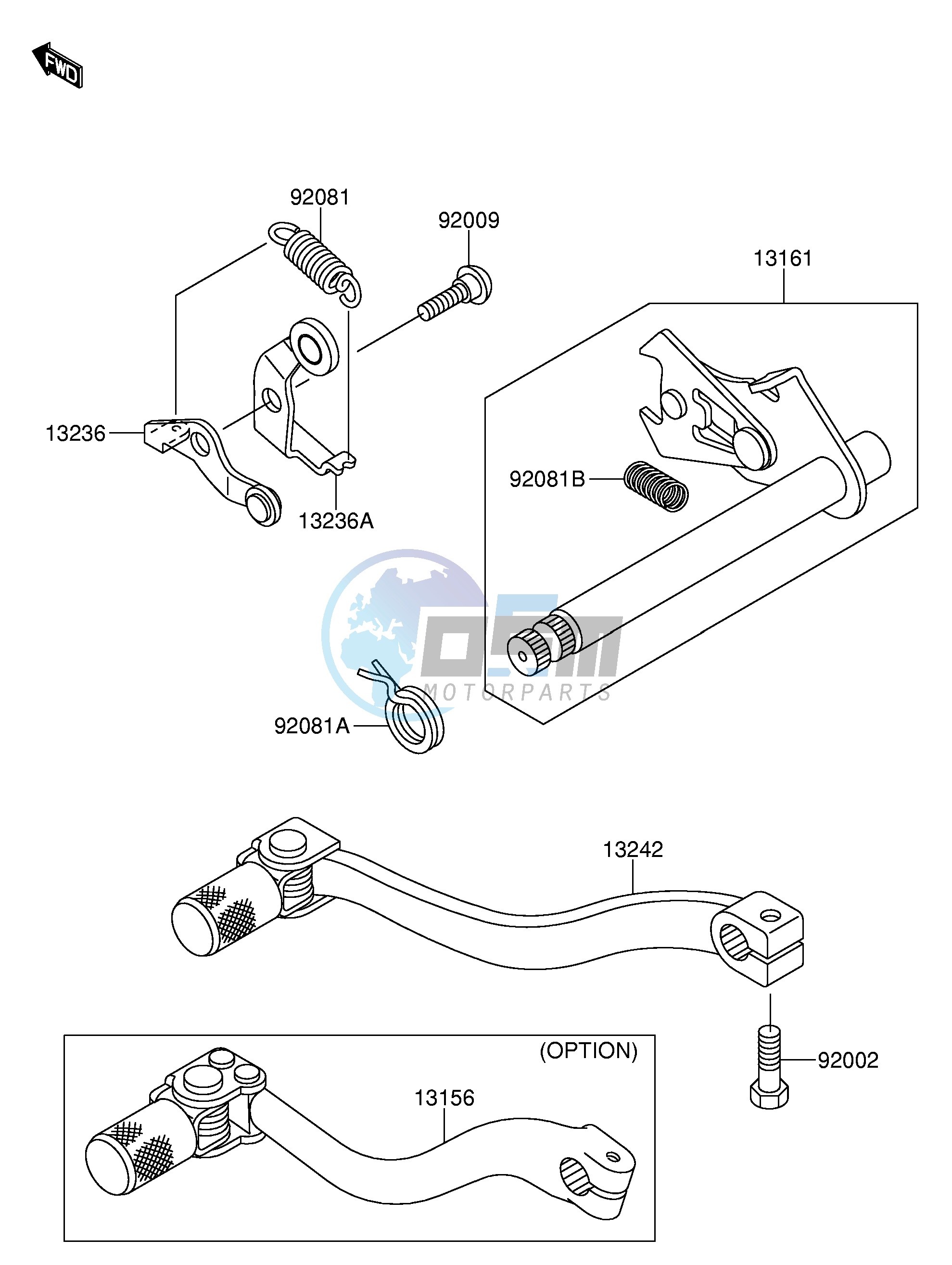 GEAR CHANGE MECHANISM