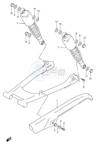 GN250 (E2) drawing CHAIN CASE