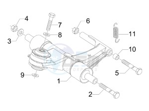 Sprint 50 4T 2V 25 kmh (EMEA) drawing Swinging arm