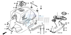 CBF1000A F / CMF drawing FUEL TANK/FUEL PUMP