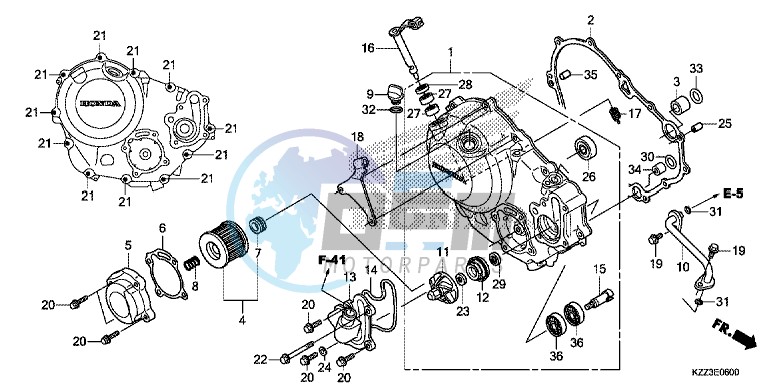 RIGHT CRANKCASE COVER