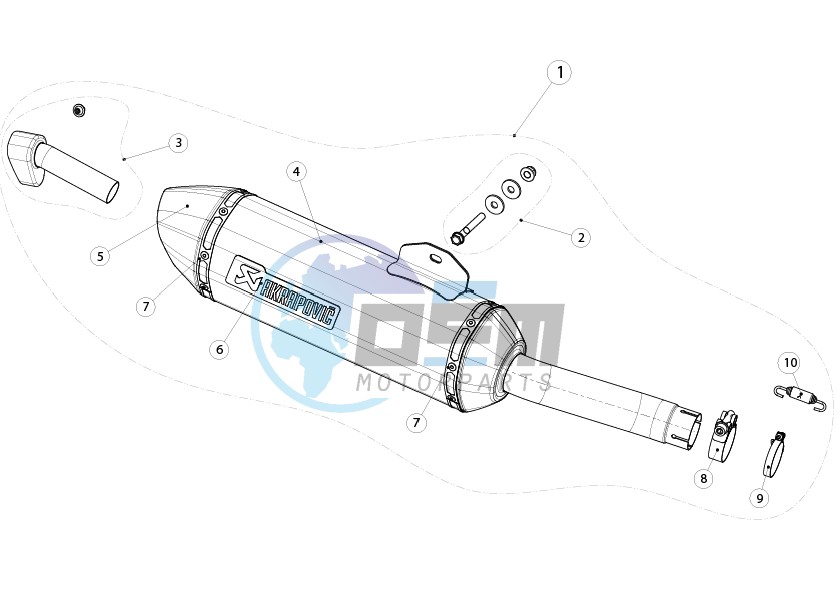 SLIP ON EXHAUST SYSTEM