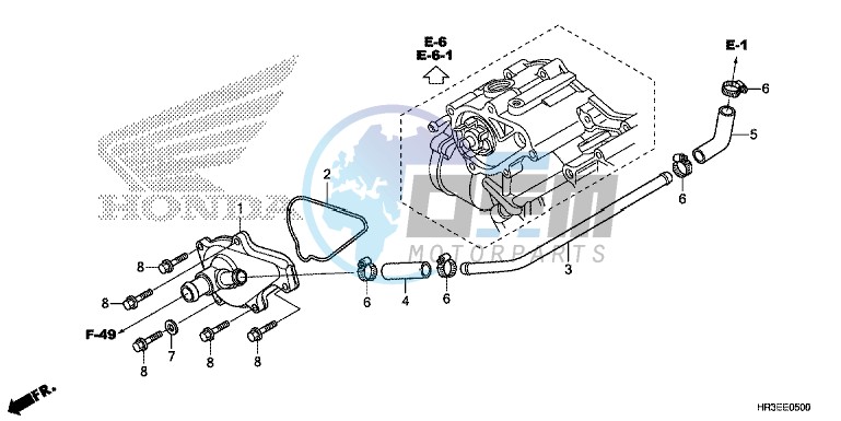 WATER PUMP COVER