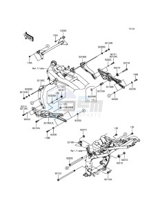 Z800 ZR800ADS FR GB XX (EU ME A(FRICA) drawing Engine Mount