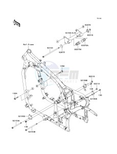 VN 900 C [VULCAN 900 CUSTOM] (7F-9FA) C9FA drawing ENGINE MOUNT