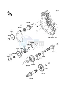 MULE 600 KAF400-B1 EU drawing Transmission