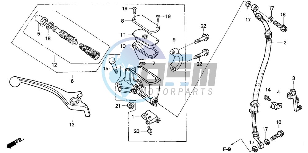 FR. BRAKE MASTER CYLINDER