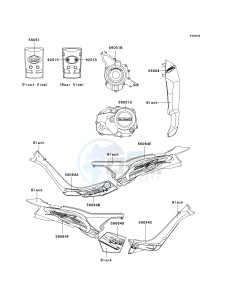 AN 110 C (C6-C7) drawing DECALS-- BLACK- --- AN110-C6- -