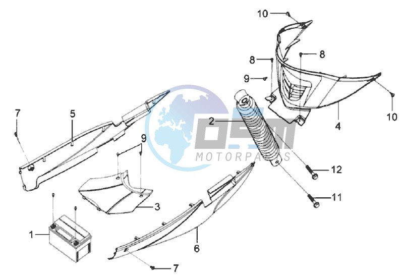 REAR SUSPENSION - COWLING