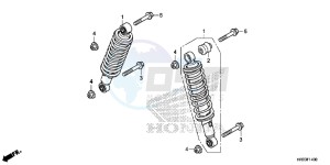 TRX420TE1E TRX420 ED drawing FRONT CUSHION