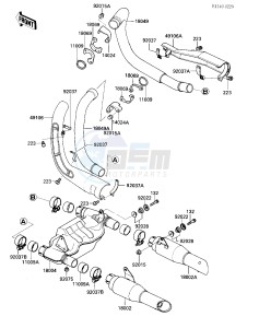 VN 700 A [LTD] (A1) [LTD] drawing MUFFLERS