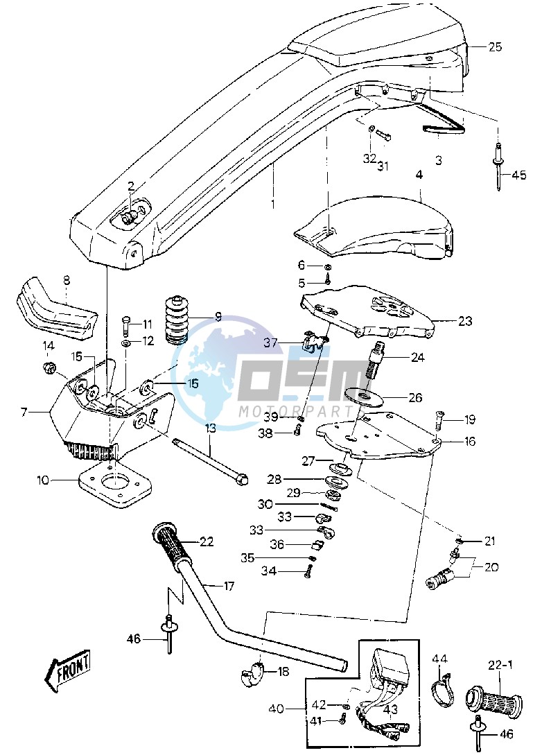 HANDLE POLE_SWITCHES -- JS550-A3_A4- -