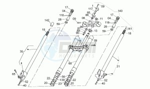 Pegaso 650 drawing Front fork R/S