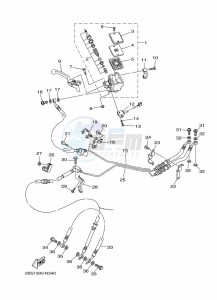 XT1200ZE XT1200ZE SUPER TENERE ABS (BP9C) drawing FRONT MASTER CYLINDER