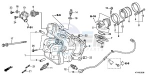 SH300C drawing CYLINDER HEAD