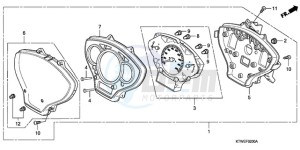 SH300A9 UK - (E / ABS MKH) drawing METER