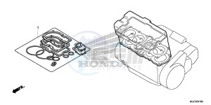 CBR650FAH 2ED - (2ED) drawing GASKET KIT A