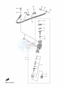 YZ450F (BR96) drawing REAR MASTER CYLINDER