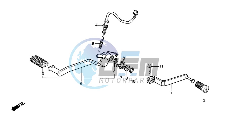 PEDAL (VFR750FL/FM/FN/FP)