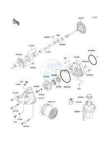 ZX 600 J [ZZR600] (J6F-J8F) J8F drawing OIL PUMP_OIL FILTER