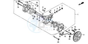 FMX650 FMX650 drawing OIL PUMP