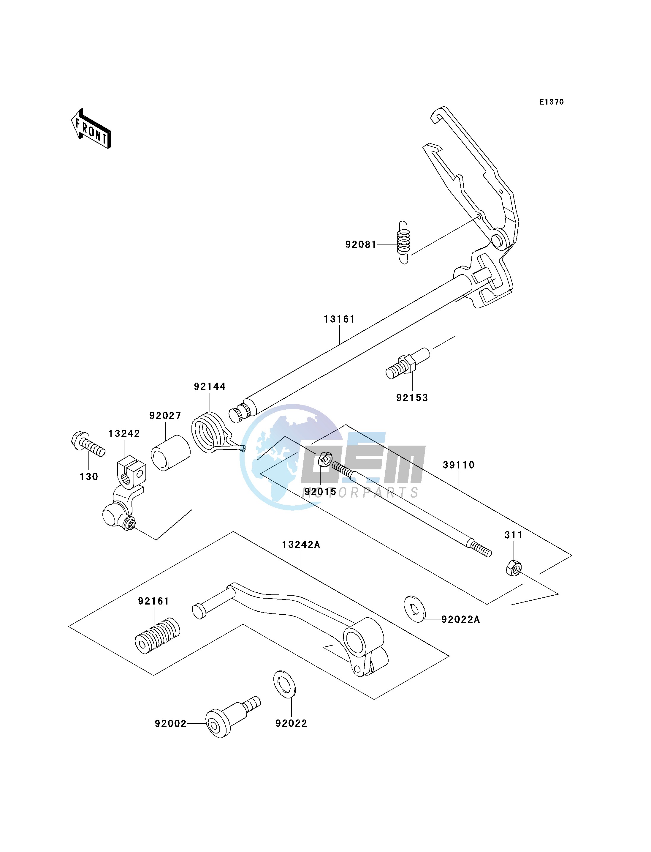 GEAR CHANGE MECHANISM