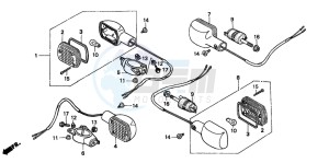 CMX250C REBEL drawing WINKER