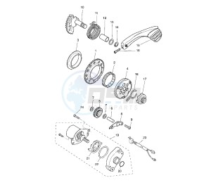 YQ AEROX 50 drawing STARTER