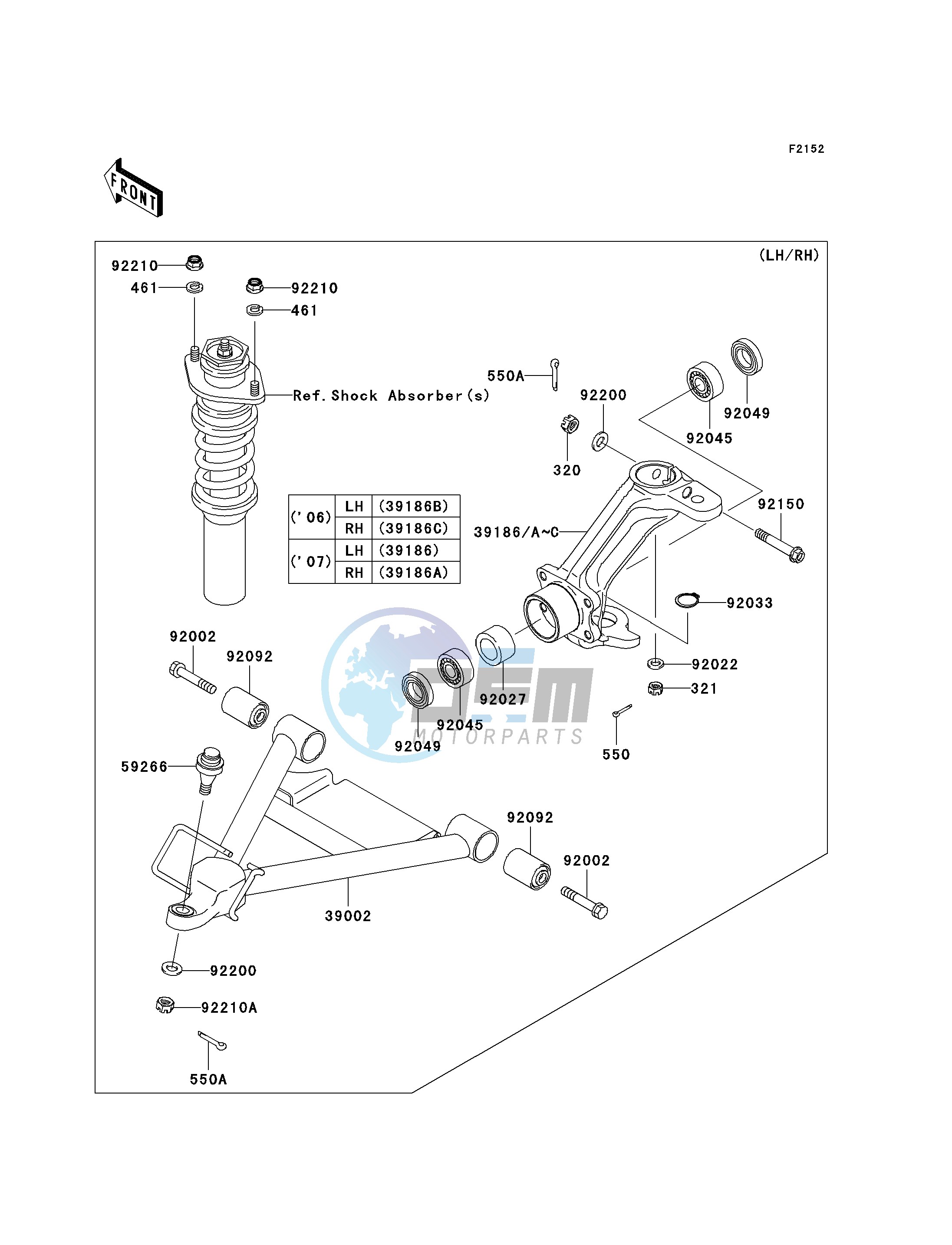 FRONT SUSPENSION-- K6F_K7F- -