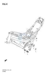 GSR750 (E21) drawing FRAME