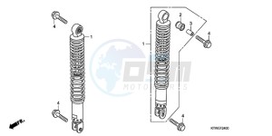 SH300A9 ED / ABS TBX drawing REAR CUSHION