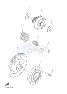 WR250F (2GBH) drawing STARTER CLUTCH