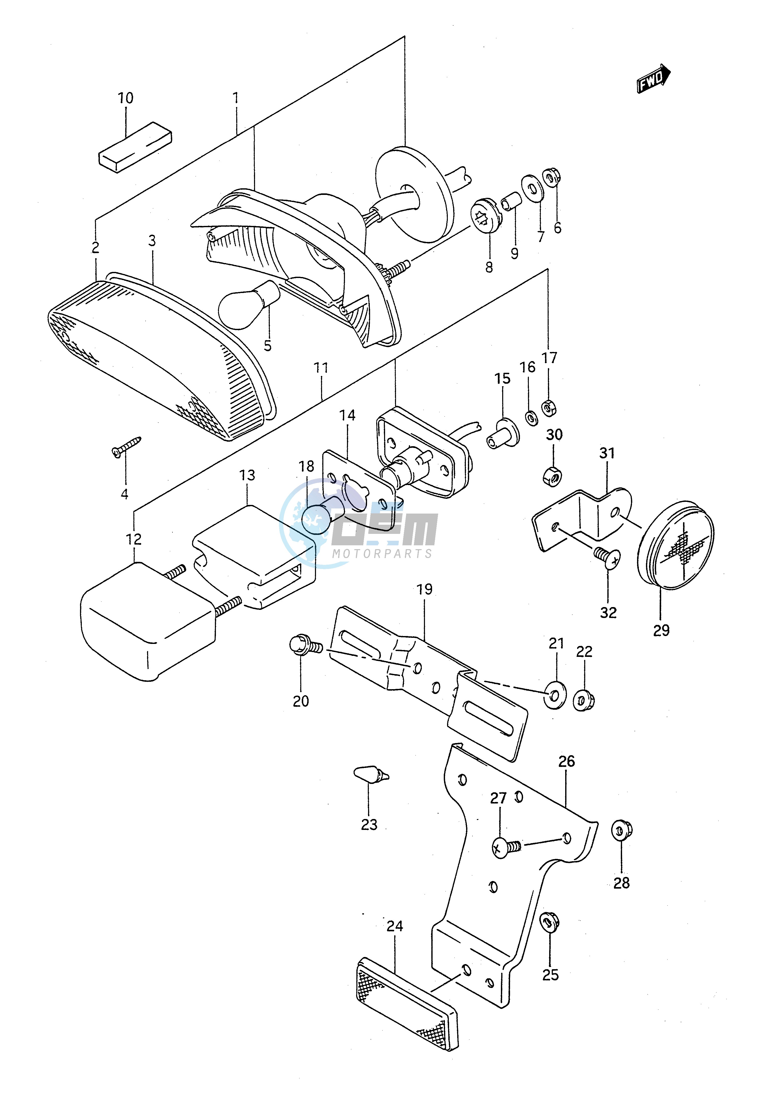 REAR COMBINATION LAMP