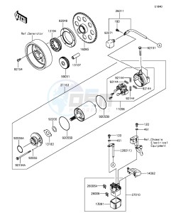 Z1000 ZR1000FEFA FR GB XX (EU ME A(FRICA) drawing Starter Motor