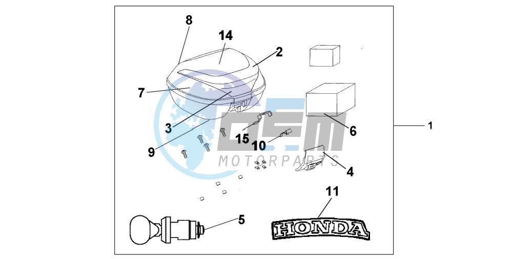 TOP BOX 35 L G-192M