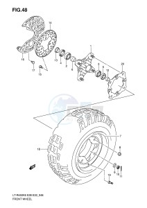 LT-R450 (E28-E33) drawing FRONT WHEEL