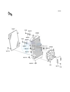 VN 900 C [VULCAN 900 CUSTOM] (7F-9FA) C9FA drawing RADIATOR