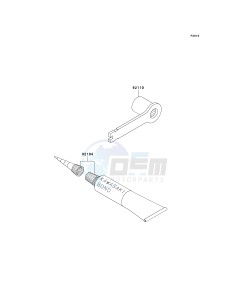 KX 125 L (L4) drawing OWNERS TOOLS