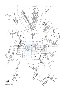 FJR1300A FJR1300-A FJR1300A ABS (B88C) drawing FRONT MASTER CYLINDER