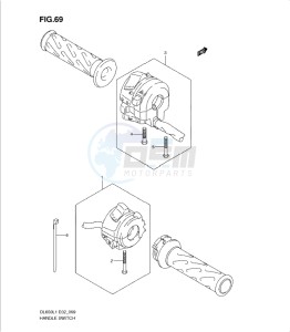 DL650 drawing HANDLE SWITCH